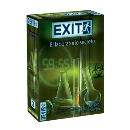 EXIT 03 LABORATORIO SECRETO (AVANZADO) JUEGO DE MESA DEVIR ESCAPE ROOM JUEGA SHOP DEVIR